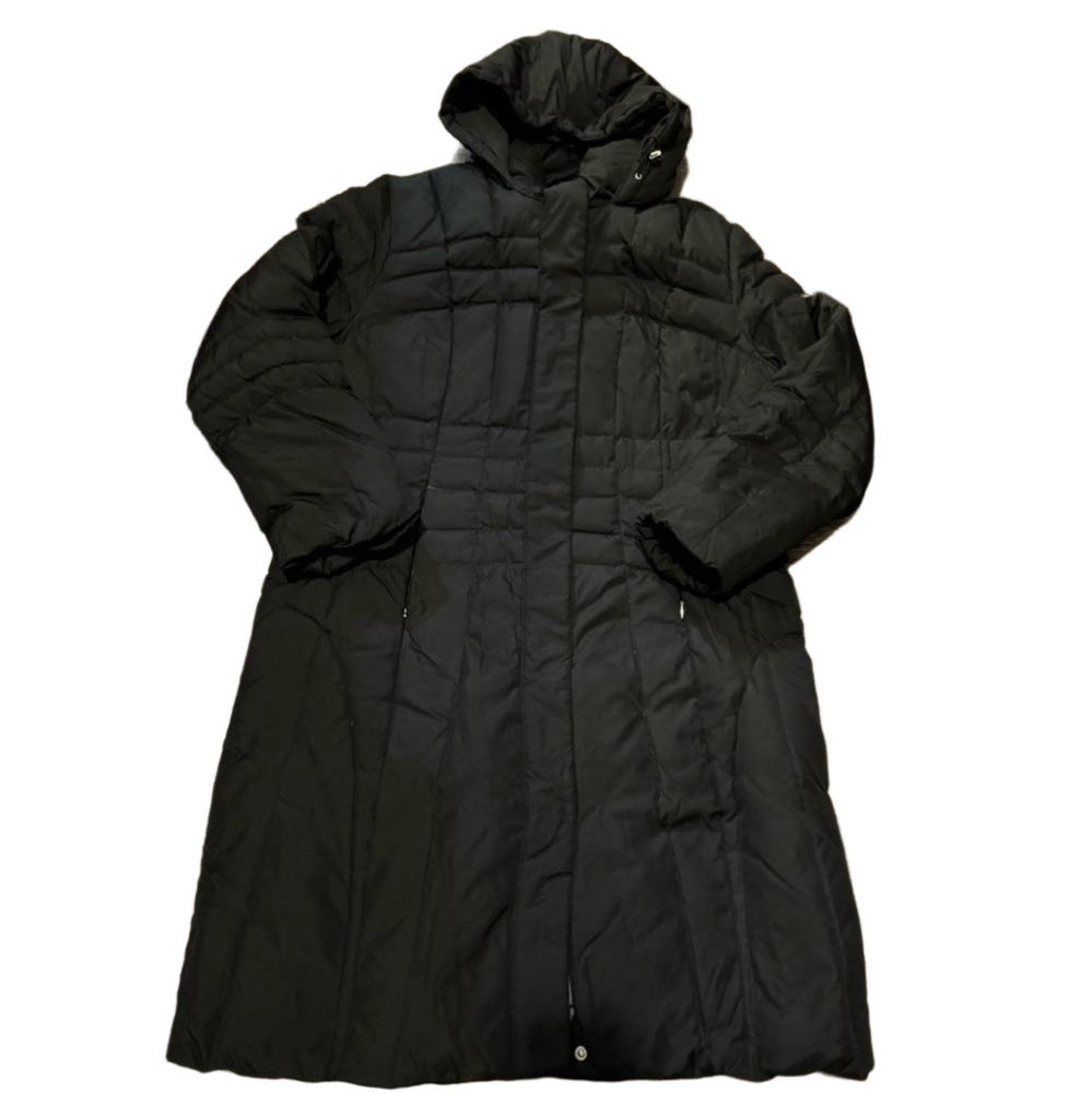 Calvin Klein Black Calf Length Puffer Jacket Size XL